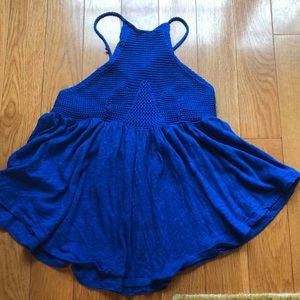 Free people crochet halter, size XS